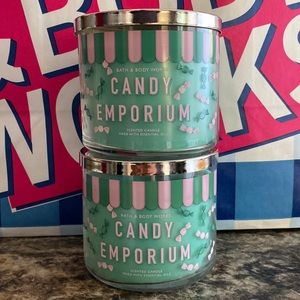 Bath & Body Works Candy Emporium  3-Wick candles